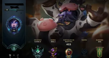 CONTA PLATINA LOL S9 TODOS CAMPEOES