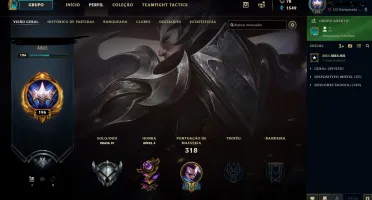 Conta P3 com varias skins