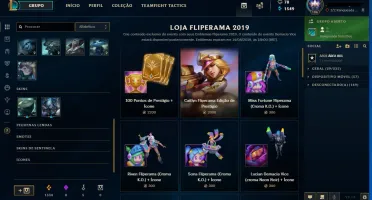 Conta P3 com varias skins