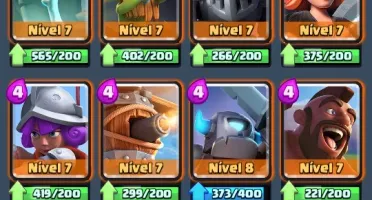Conta clash royale nv 12