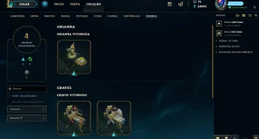 conta de lol