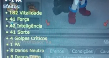 Conta Dofus- Cra 196 com set de str/chance. Server Helioboro