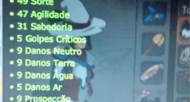 Conta Dofus- Cra 196 com set de str/chance. Server Helioboro