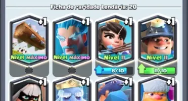 Lv13(Clash Royale) 18 Lendárias 5 Max Legends + 25 Max Cards