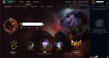 Conta de Gold 5, MMR normal, Honra 2, 54 Champs, Varias Skin