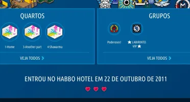 Conta Habbo Hotel 2011