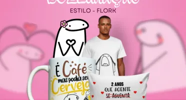 Pacote com +1400 Artes para Sublimação - Estilo Flork