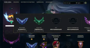 Diamante 1 com TODOS os Champs e 84 Skins ( 75 PDL )