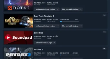Conta Steam Nivel 34 || 7 Anos De Serviço || Muitos Jogos