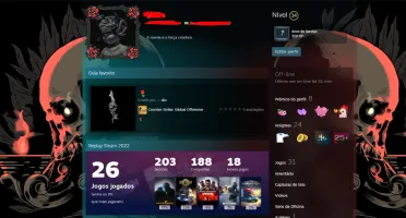Conta Steam Nivel 34 || 7 Anos De Serviço || Muitos Jogos