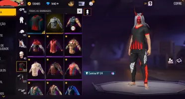 Nível 62 , +3k de like, angelical vermelha, barbinha,