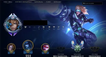Conta Diamante 5 Full Champ 79 skins 20 Pag de Runas
