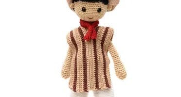 Boneco Gaúcho em amigurumi
