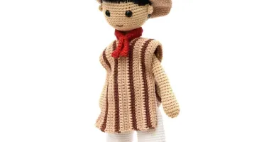 Boneco Gaúcho em amigurumi