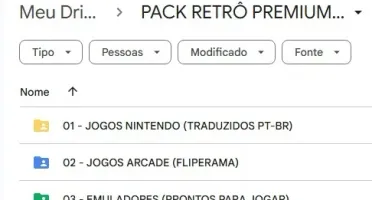Pack Retrô: Nintendo Pt-Br + Arcade Fliperama - Envio Auto