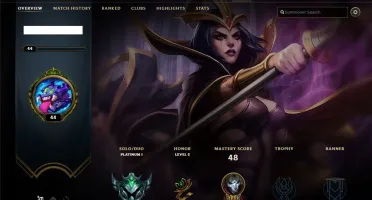 Conta League of Legends (LoL) Platina I