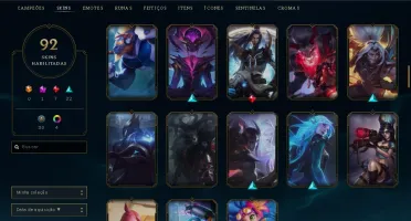 conta lol Skin e icones de 2013 (raros e full champ)