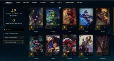 Vendo conta lvl 31 unranked(Ja foi gold em 2018)
