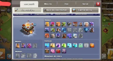 Vendo conta de Clash off clans vc 11 quase full