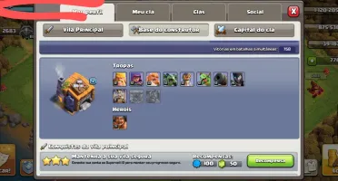 Vendo conta de Clash off clans vc 11 quase full