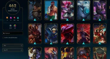 Conta league of legends 462 skins