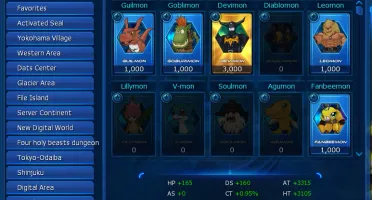 conta NAdmo server alphamon com AOA