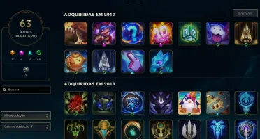 Conta LOL Unranked Level 30