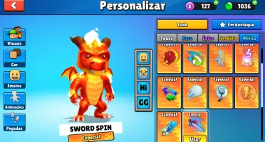 Conta com 24 skin especial é passe grátis permanente .