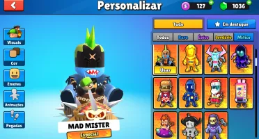 Conta com 24 skin especial é passe grátis permanente .