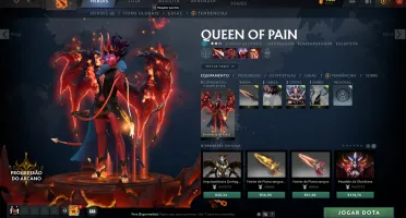 Conta Dota 2 Com Arcanas Ti10