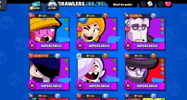 Conta Brawl Stars, 86 Brawlers