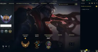 Conta lol 270 skins +9 skins prestígio(leva email original)