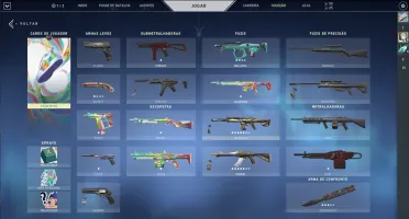 CONTA VALORANT PLAT / VARIAS SKINS