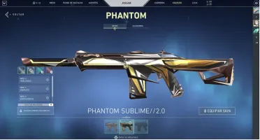 CONTA VALORANT PLAT / VARIAS SKINS