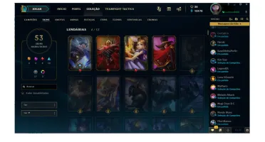 Conta Lol gold Muitas skins