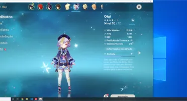 AR48 VENTI/DILUC/QIQI/ALBEDO/ZHONGLI/KEQING ARMA 5*