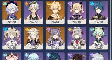AR48 VENTI/DILUC/QIQI/ALBEDO/ZHONGLI/KEQING ARMA 5*