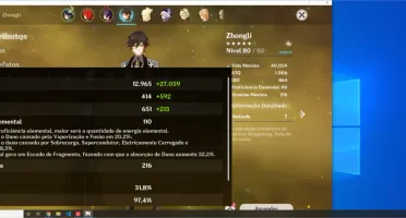 AR48 VENTI/DILUC/QIQI/ALBEDO/ZHONGLI/KEQING ARMA 5*