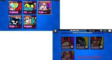 53 brawlers no total + 165 gemas / 23 mil troféus