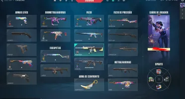Conta Valorant Vandal Preludio do Caos + Karambit Sublime