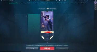 Conta Valorant Vandal Preludio do Caos + Karambit Sublime
