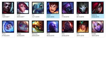 CONTA UNRANKED COM 34 CAMPEÕES!!