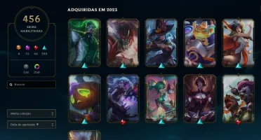 Conta do Lol, Dima 2, ex-mestre 450+ Skins
