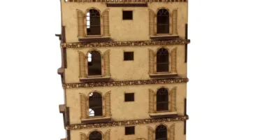 Kit 3 casinha mais 01 coreto em mdf, maquete, diorama