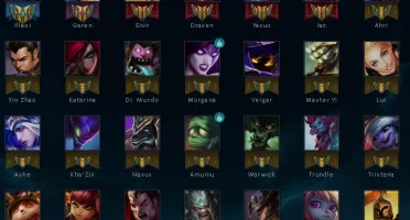 Conta Unranked 29 Campeões