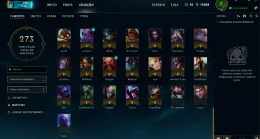 Conta League of Legends Ouro I