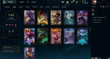 Conta LOL nivel 212