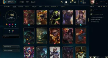 Conta LOL nivel 212