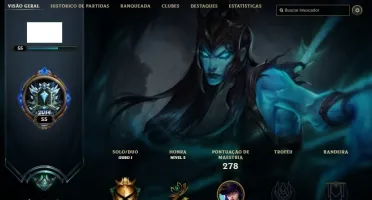 platina, com todos os champ, 62 SKINS, ANNIE GÓTICA