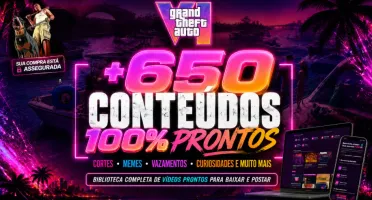 +De 650 Vídeos Prontos Do Gta 6